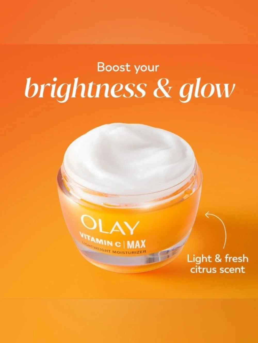 NWT Olay Vitamin C MAX Lightweight Moisturizer (2-в-1) 48 g (1.7 oz)